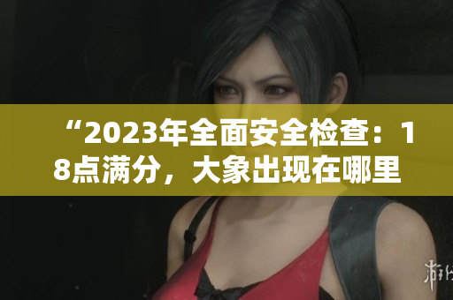 “2023年全面安全检查：18点满分，大象出现在哪里？”