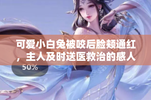 可爱小白兔被咬后脸颊通红，主人及时送医救治的感人故事