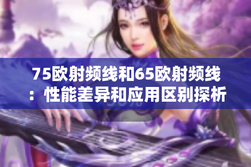 75欧射频线和65欧射频线：性能差异和应用区别探析