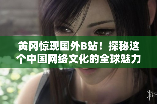 黄冈惊现国外B站！探秘这个中国网络文化的全球魅力