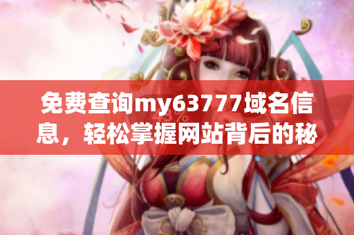 免费查询my63777域名信息，轻松掌握网站背后的秘密