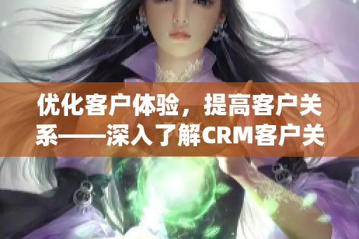 优化客户体验，提高客户关系——深入了解CRM客户关系管理系统