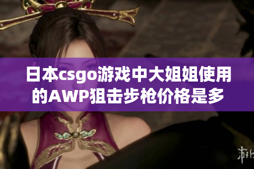 日本csgo游戏中大姐姐使用的AWP狙击步枪价格是多少？