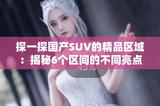 探一探国产SUV的精品区域：揭秘6个区间的不同亮点