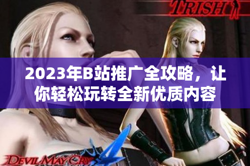 2023年B站推广全攻略，让你轻松玩转全新优质内容