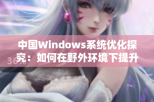 中国Windows系统优化探究：如何在野外环境下提升性能？