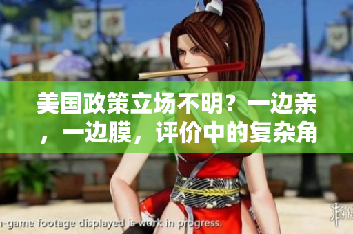 美国政策立场不明？一边亲，一边膜，评价中的复杂角色。