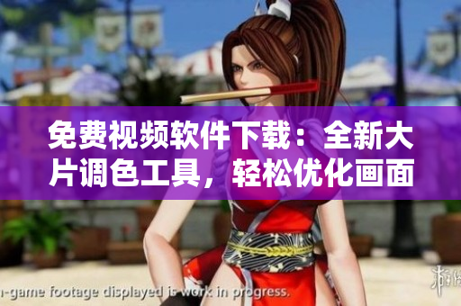 免费视频软件下载：全新大片调色工具，轻松优化画面效果