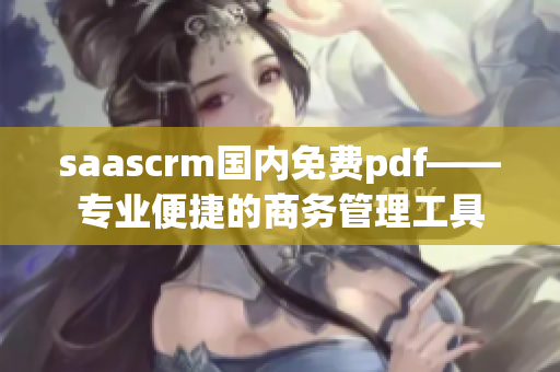 saascrm国内免费pdf——专业便捷的商务管理工具