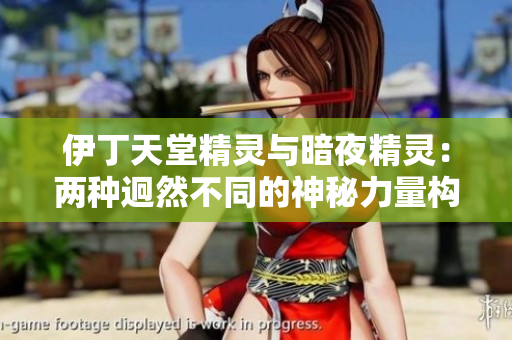伊丁天堂精灵与暗夜精灵：两种迥然不同的神秘力量构筑