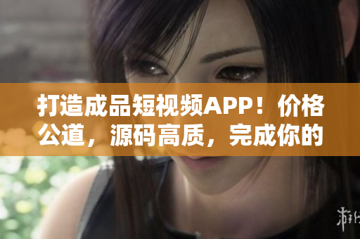 打造成品短视频APP！价格公道，源码高质，完成你的创新愿景