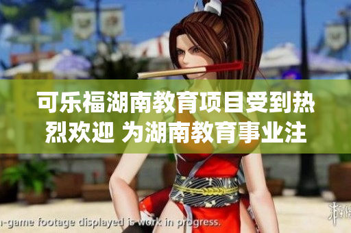 可乐福湖南教育项目受到热烈欢迎 为湖南教育事业注入新动力(1)