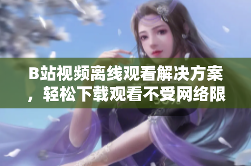 B站视频离线观看解决方案，轻松下载观看不受网络限制