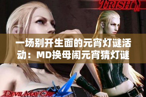 一场别开生面的元宵灯谜活动：MD换母闹元宵猜灯谜苏秦