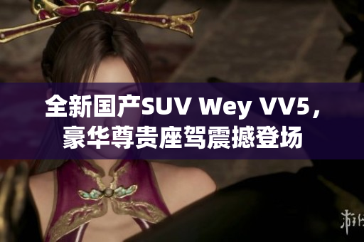 全新国产SUV Wey VV5，豪华尊贵座驾震撼登场