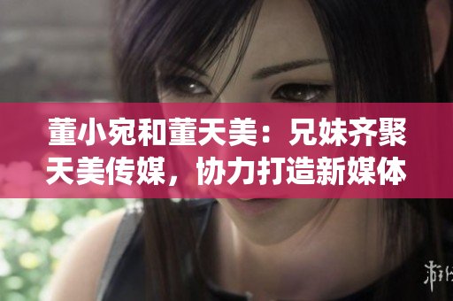 董小宛和董天美：兄妹齐聚天美传媒，协力打造新媒体格局(1)