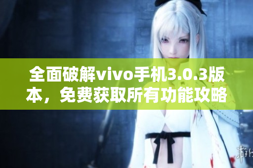 全面破解vivo手机3.0.3版本，免费获取所有功能攻略