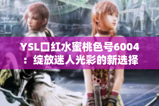 YSL口红水蜜桃色号6004：绽放迷人光彩的新选择
