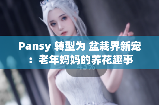Pansy 转型为 盆栽界新宠：老年妈妈的养花趣事