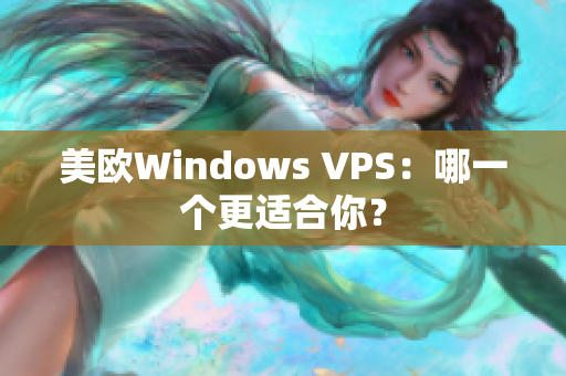 美欧Windows VPS：哪一个更适合你？