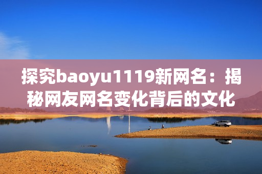 探究baoyu1119新网名：揭秘网友网名变化背后的文化意义