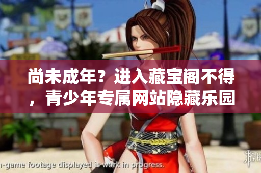 尚未成年？进入藏宝阁不得，青少年专属网站隐藏乐园大揭秘