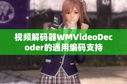 视频解码器WMVideoDecoder的通用编码支持