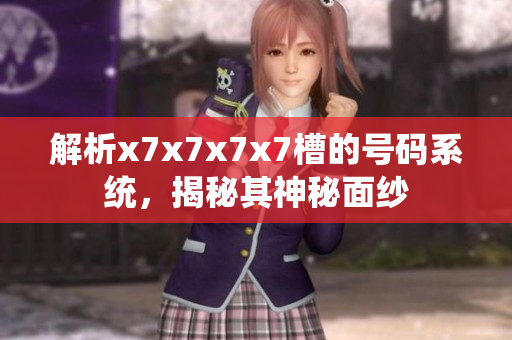 解析x7x7x7x7槽的号码系统，揭秘其神秘面纱