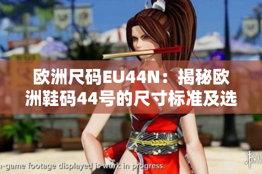 欧洲尺码EU44N：揭秘欧洲鞋码44号的尺寸标准及选购指南