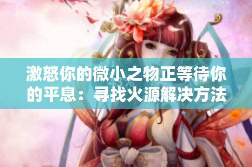 激怒你的微小之物正等待你的平息：寻找火源解决方法