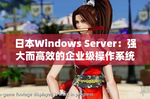日本Windows Server：强大而高效的企业级操作系统