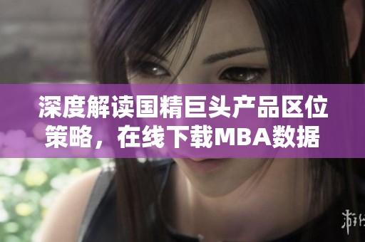 深度解读国精巨头产品区位策略，在线下载MBA数据分析报告！