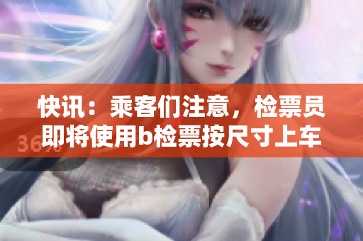 快讯：乘客们注意，检票员即将使用b检票按尺寸上车！