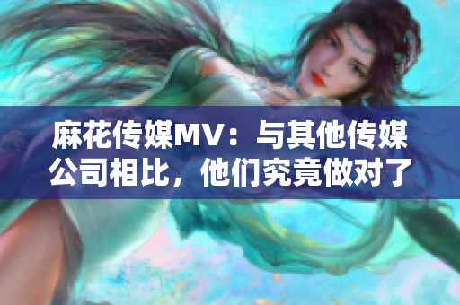 麻花传媒MV：与其他传媒公司相比，他们究竟做对了什么？