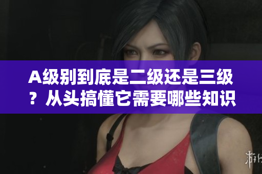 A级别到底是二级还是三级？从头搞懂它需要哪些知识？