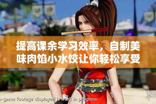 提高课余学习效率，自制美味肉馅小水饺让你轻松享受美味盛宴