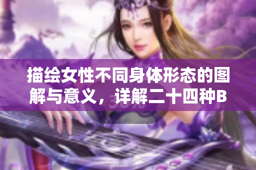 描绘女性不同身体形态的图解与意义，详解二十四种B型状示意图
