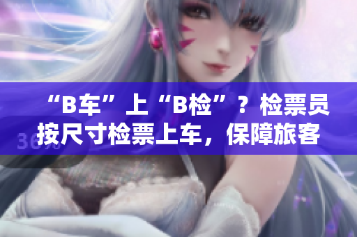 “B车”上“B检”？检票员按尺寸检票上车，保障旅客出行安全