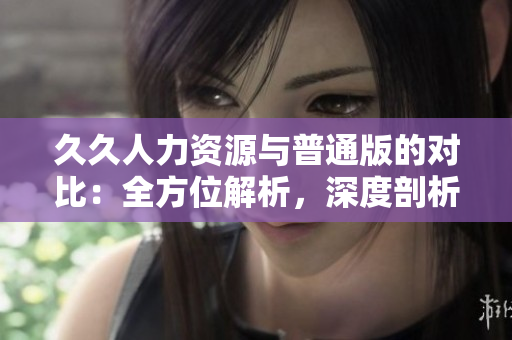 久久人力资源与普通版的对比：全方位解析，深度剖析效益与特色