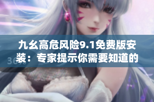九幺高危风险9.1免费版安装：专家提示你需要知道的重要信息(1)