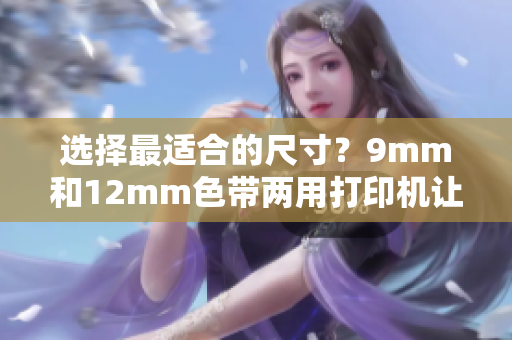选择最适合的尺寸？9mm和12mm色带两用打印机让你无忧！