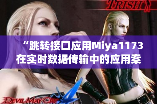 “跳转接口应用Miya1173在实时数据传输中的应用案例分析”