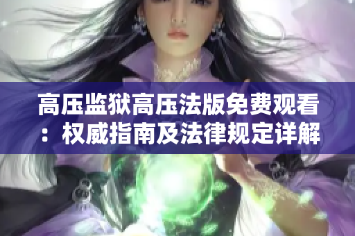 高压监狱高压法版免费观看：权威指南及法律规定详解