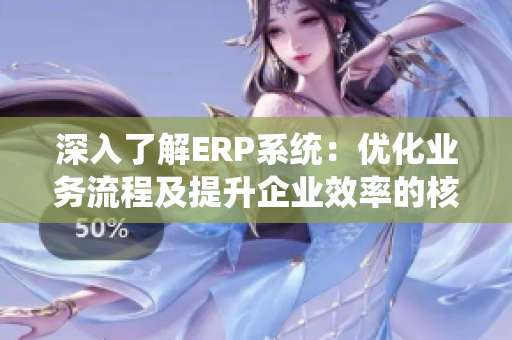 深入了解ERP系统：优化业务流程及提升企业效率的核心利器
