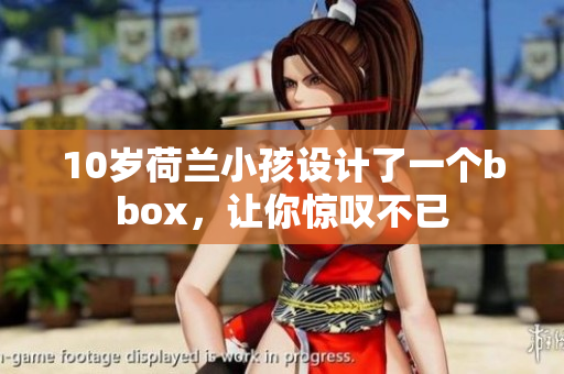 10岁荷兰小孩设计了一个bbox，让你惊叹不已
