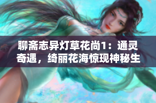 聊斋志异灯草花尚1：通灵奇遇，绮丽花海惊现神秘生物