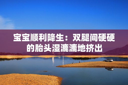 宝宝顺利降生：双腿间硬硬的胎头湿漉漉地挤出