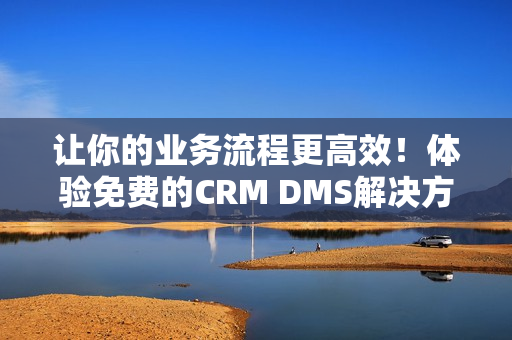 让你的业务流程更高效！体验免费的CRM DMS解决方案