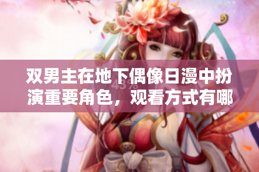 双男主在地下偶像日漫中扮演重要角色，观看方式有哪些？