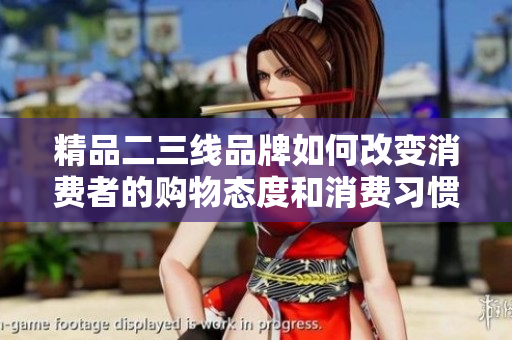 精品二三线品牌如何改变消费者的购物态度和消费习惯？
